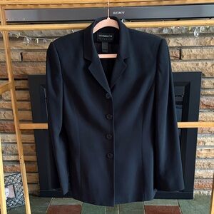 Liz Claiborne Black Single-Breasted Women's Blazer